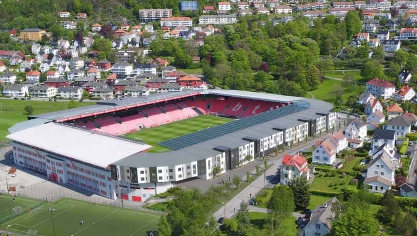 Brann Stadion markas klub Norwegia Brann SK Copyright: © nordicstadiums