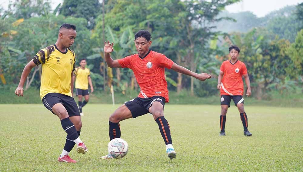 Uji coba Persija vs AHHA PS Pati di Lapangan POR Sawangan, Senin (23/08/21). Copyright: © Khairul Imam/Persija