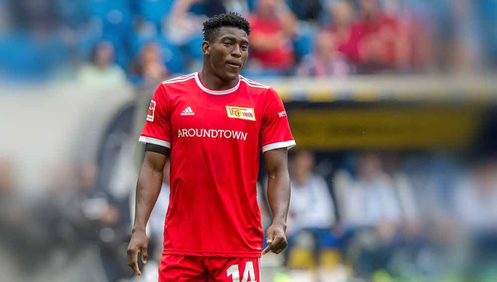 Pemain Union Berlin, Taiwo Awoniyi. Copyright: © Harry Langer/DeFodi Images via Getty Images