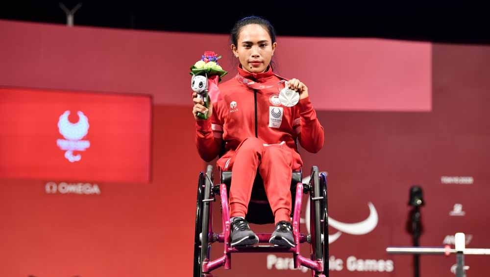 Ni Nengah Widiasih, peraih medali perak Paralimpiade Tokyo 2020. Copyright: © NPC Indonesia