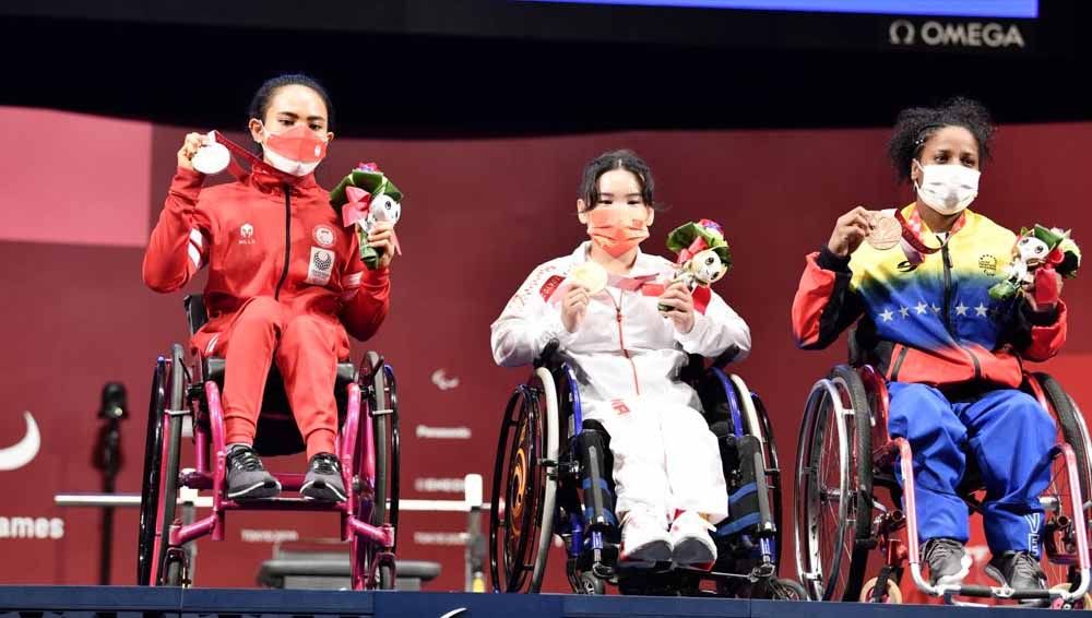 Ni Nengah Widiasih, peraih medali perak Paralimpiade Tokyo 2020. Copyright: © NPC Indonesia