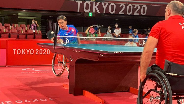 Tenis meja Indonesia memastikan diri lolos ke babak kedua Paralimpiade Tokyo 2020. Copyright: © NPC Indonesia