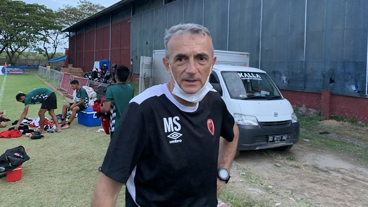 Pelatih PSM Makassar, Milomir Seslija. Copyright: © Adriyan Adirizky/INDOSPORT