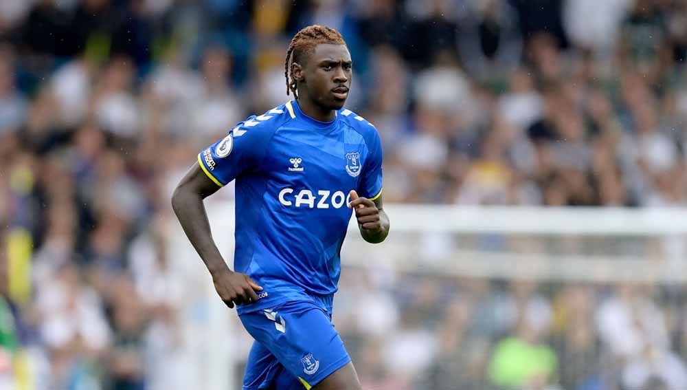 Teka-teki yang menyekimuti masa depan Moise Kean akhirnya terjawab. Bomber berusia 21 tahun tersebut dipastikan bakal meninggalkan Turin akhir musim ini. Copyright: © Tony McArdle/Everton FC via Getty Images