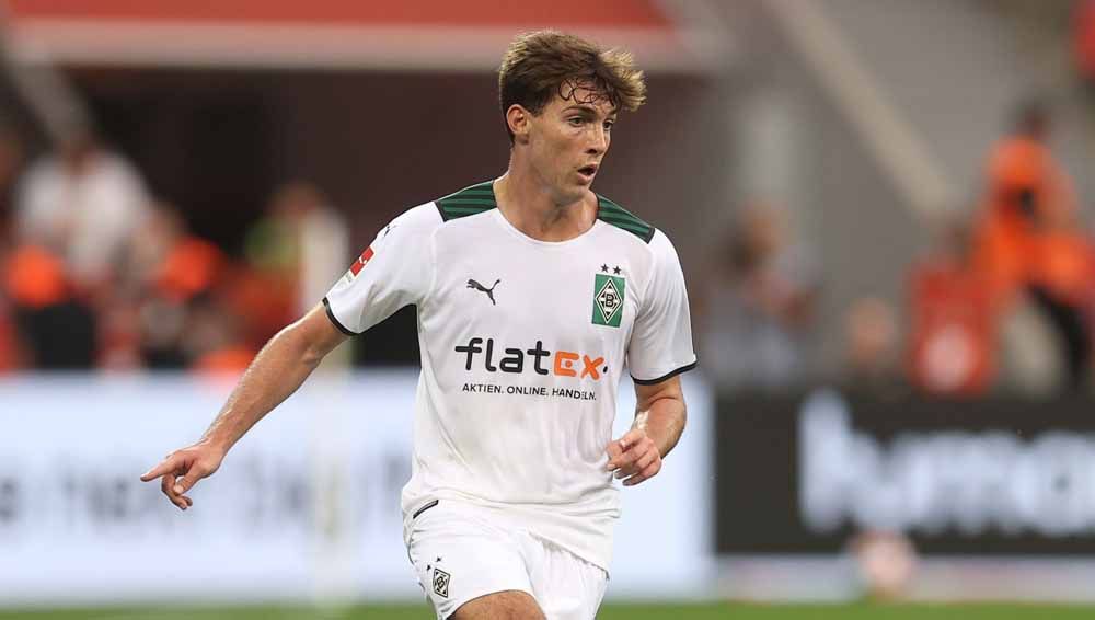 Joe Scally, pemain Borussia Moenchengladbach. Copyright: © Lars Baron/Getty Images