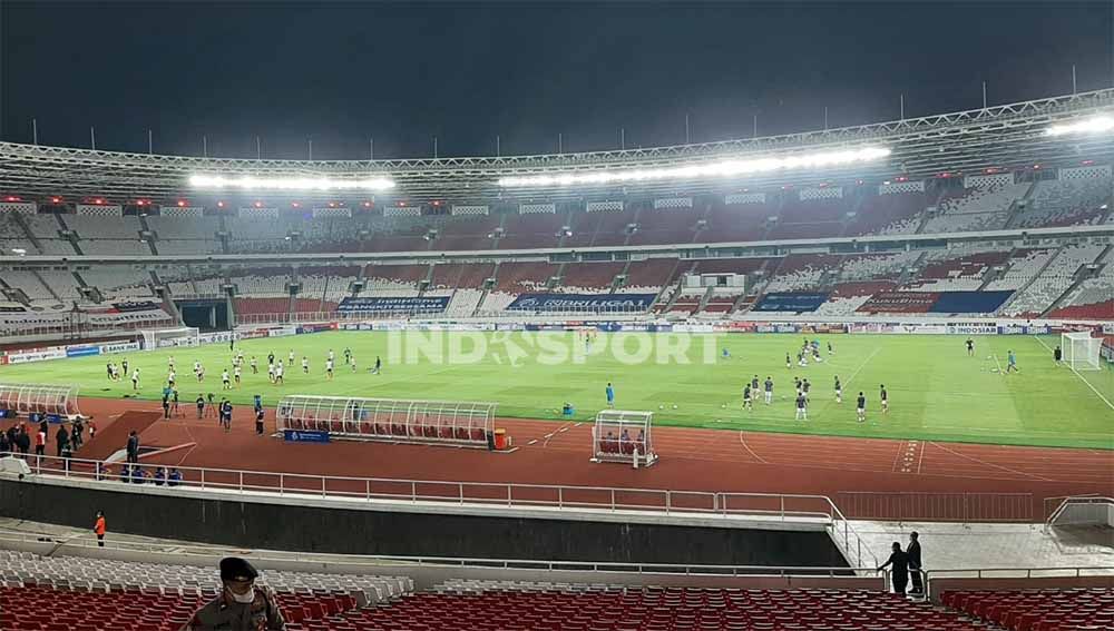 Stadion GBK merupakan salah satu venue yang dipersiapkan untuk pagelaran Piala Dunia U-20 2023 di Indonesia. Copyright: © Zainal Hasan/Indosport.com