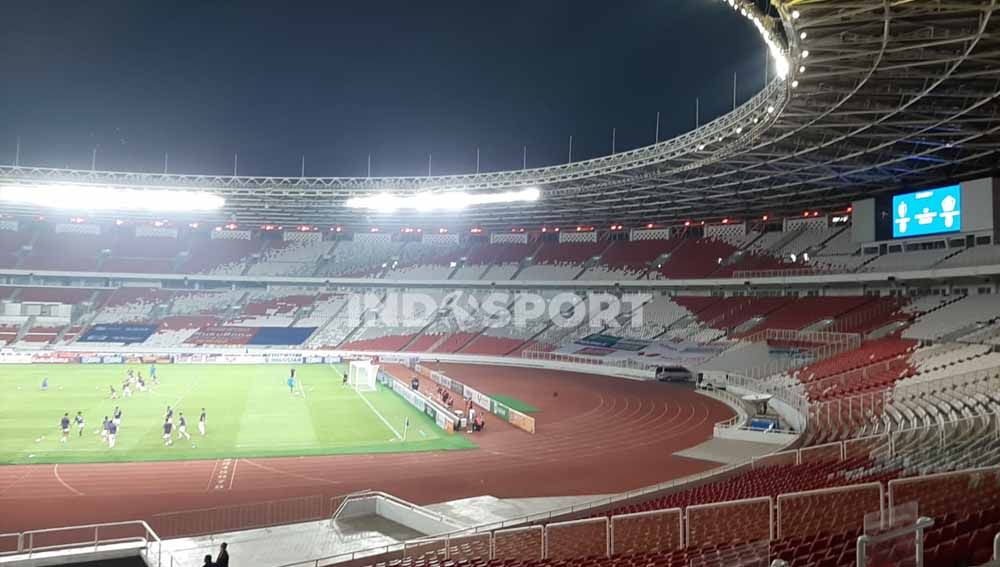 Stadion GBK merupakan salah satu venue yang ditetapkan akan menggelar Piala Dunia 2023 di Indonesia. Copyright: © Zainal Hasan/Indosport.com