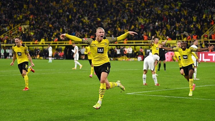 Borussia Dortmund Raih Hasil Positif di Laga Perdana Liga Champions Eropa Musim 2021-2022. Copyright: © @ErlingHaaland