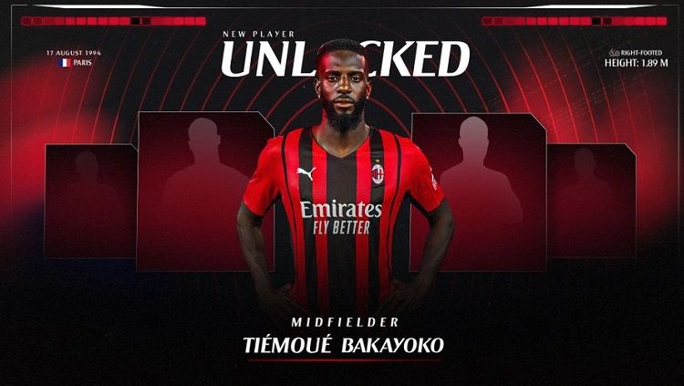 Resmi, Tiemoue Bakayoko Jadi Rekrutan Kesembilan AC Milan. Copyright: © Twitter @acmilan