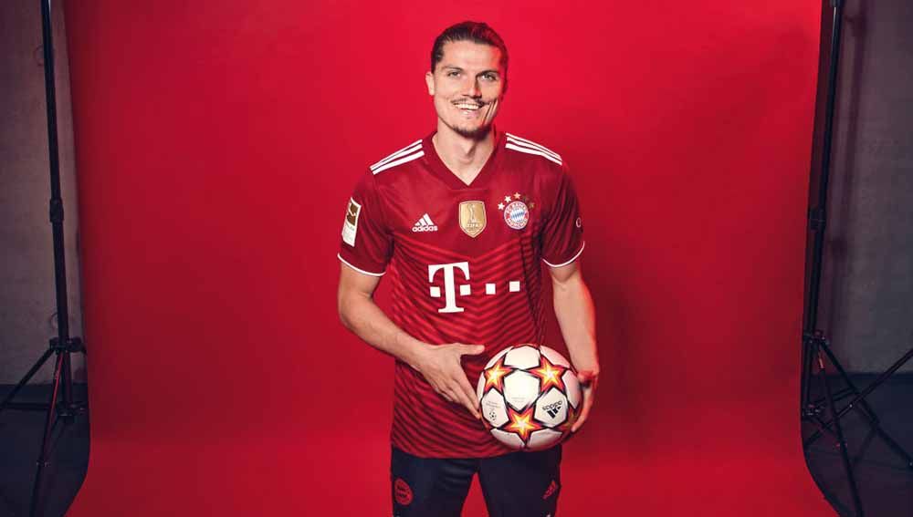 Marcel Sabitzer, pemain anyar Bayern Munchen. Copyright: © S. Mellar/FC Bayern via Getty Images