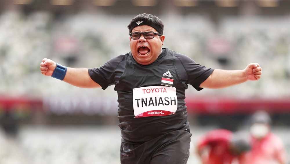 Garrah Tnaiash, atlet asal Irak di Paralimpiade Tokyo 2020. Copyright: © Dean Mouhtaropoulos/Getty Images