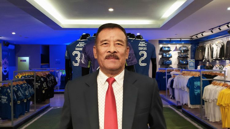 Komisaris PT Persib Bandung Bermartabat (PBB), Umuh Muchtar merasa optimis timnya bisa juara Liga 1. Copyright: © Arif Rahman/INDOSPORT