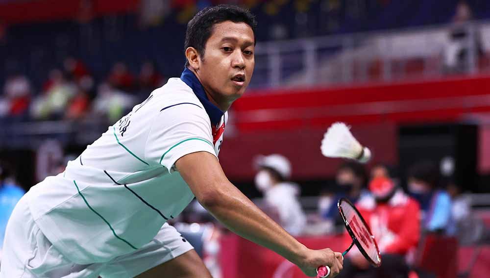 Para-badminton asal Indonesia, Fredy Setiawan. Copyright: © REUTERS/Thomas Peter