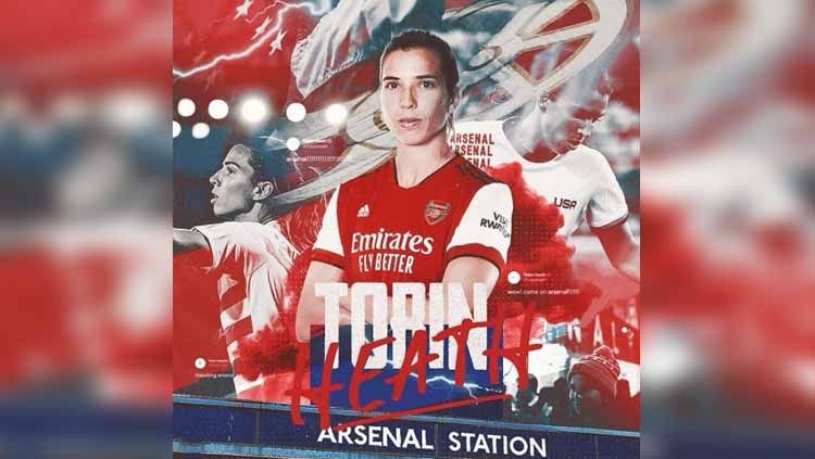 Tobin Heath, pemain anyar Arsenal. Copyright: © tobinheath