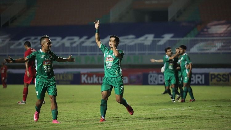 Pertandingan Liga 1 antara PSS Sleman kontra Persija Jakarta, Minggu (5/9/21). Copyright: © MO PSS Sleman
