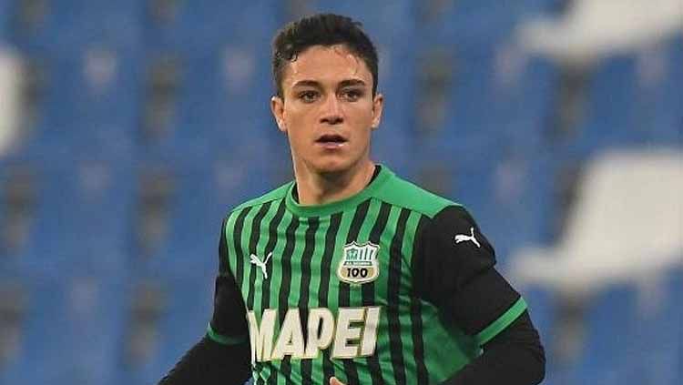 Giacomo Raspadori pemain muda Sassuolo. Copyright: © eurocalciomercato.net