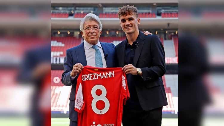 Griezmann resmi pulang ke Atletico Madrdid Copyright: © atleticodemadrid