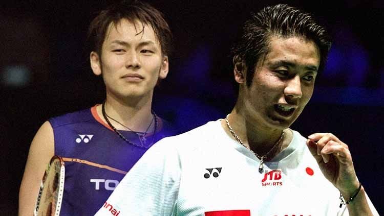 Takeshi Kamura (kiri) dan Hiroyuki Endo (kanan), keduanya memutuskan mundur dari tim nasional Jepang Copyright: © Yonex All England Badminton Championships/INDOSPORT