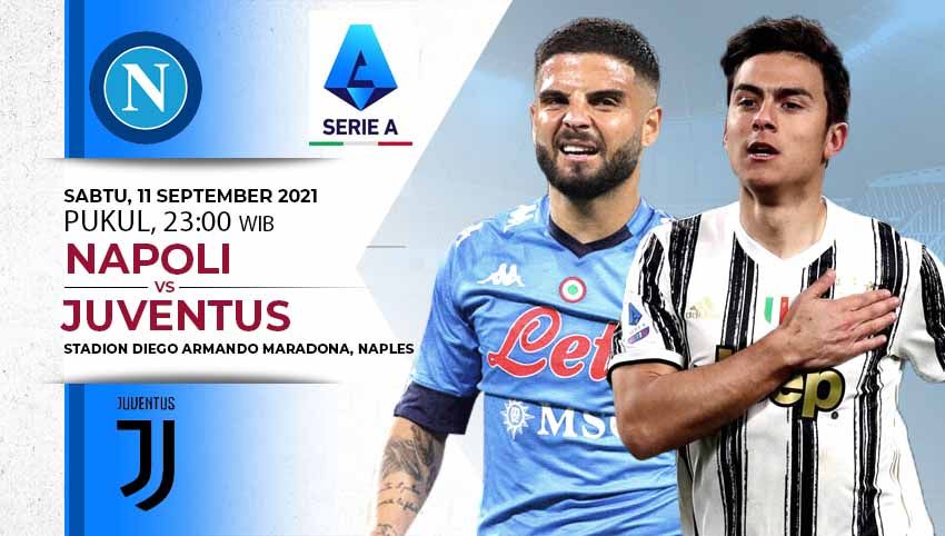 Ajang Liga Italia 2021-2022 telah memasuki pekan ketiga. Hari ini, Sabtu (11/09/21), Napoli bakal menjamu Juventus di Stadion Diego Armando Maradona. Copyright: © INDOSPORT