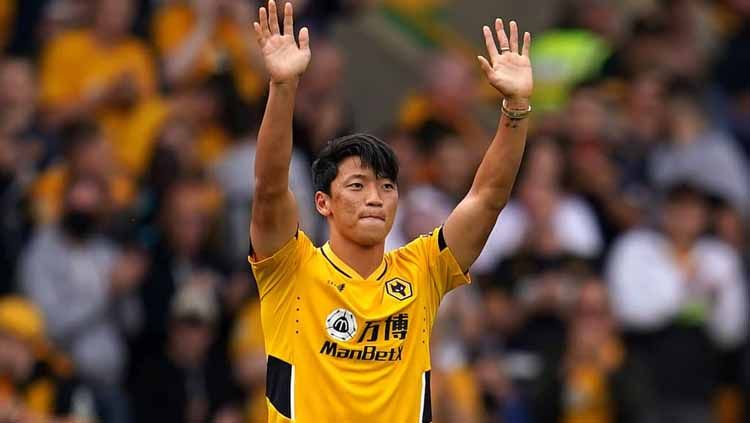 Hwang Hee-chan cetak gol bagi Wolverhampton Wanderers di Liga Inggris. Copyright: © teamtalk