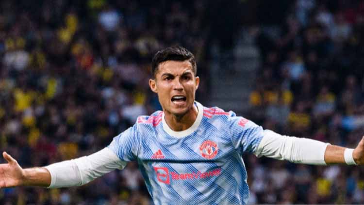 Cristiano Ronaldo ternyata pernah memblokir akun Transfermarkt, karena bintang Manchester United itu merasa kesal hanya dibanderol harga murah. Copyright: © Jonathan Moscrop/Getty Images