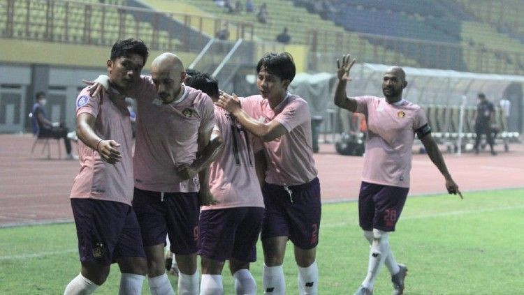 Persik Kediri akan menghadapi Bhayangkara FC pada pekan kelima Liga 1 2021/22 di Stadion Madya Senayan, Rabu (29/09/21). Copyright: © Media Officer Persik