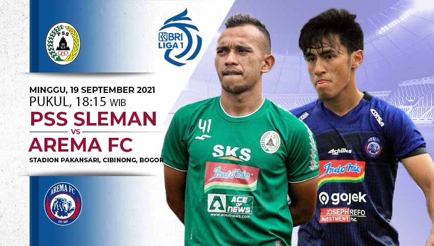 PSS Sleman dijadwalkan menghadapi Arema FC di Stadion Pakansari Bogor pada Minggu (18/09/21) malam. Copyright: © INDOSPORT
