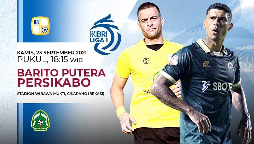 Berikut link live streaming pertandingan BRI Liga 1 2021-2022 pekan ke-4 antara Barito Putera vs TIRA-Persikabo. Copyright: © Grafis: Yuhariyanto/Indosport.com