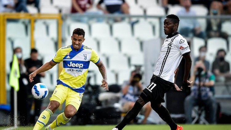 Danilo di laga Spezia vs Juventus (23/09/21) Copyright: © twitter.com/juventusfc