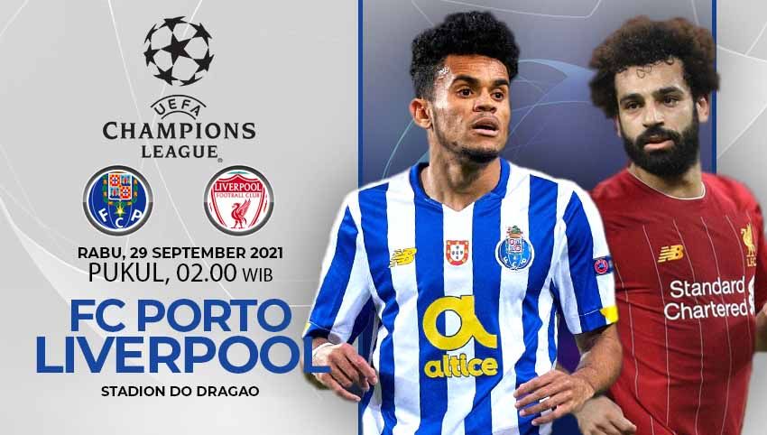 Berikut ini link live streaming pertandingan matchday kedua Liga Champions 2021/2022 Grup B antara FC Porto vs Liverpool. Copyright: © INDOSPORT