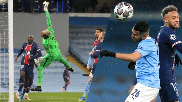 Situasi pertandingan PSG melawan Manchester City  Copyright: © Victoria Haydn/Manchester City FC via Getty Images