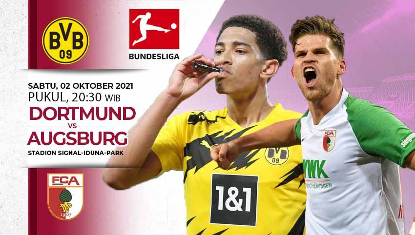 Link Live Streaming Bundesliga Jerman antara Borussia Dortmund vs Augsburg. Copyright: © INDOSPORT