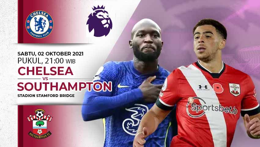 Berikut prediksi pertandingan Chelsea vs Southampton pada pekan ketujuh ajang Liga Inggris 2021/2022, Sabtu (02/10/21) pukul 21.00 WIB. Copyright: © INDOSPORT