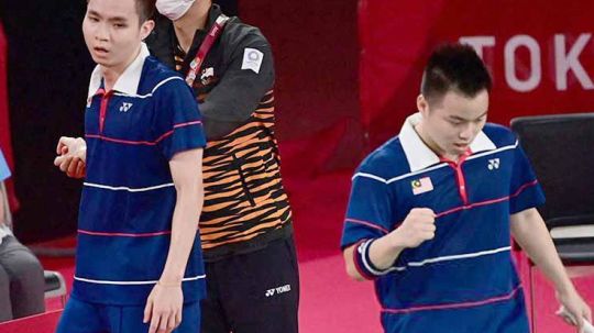 Aaron Chia/Soh Wooi Yik, Ganda Malaysia Jelmaan Hendra Setiawan/Markis Kido Copyright: &copy; PEDRO PARDO/AFP via Getty Images