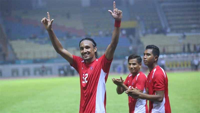 Cetak Sejarah, Rohit Chand Bawa Nepal Tembus Final SAFF Championship. Copyright: © Dok. inasgoc