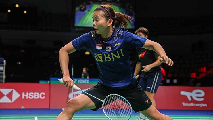 tlet senior, Greysia Polii, ucapkan rasa haru kepada tim putri Indonesia yang berhasil cetak sejarah juara Badminton Asia Team Championship (BATC) edisi 2022. Copyright: © PBSI