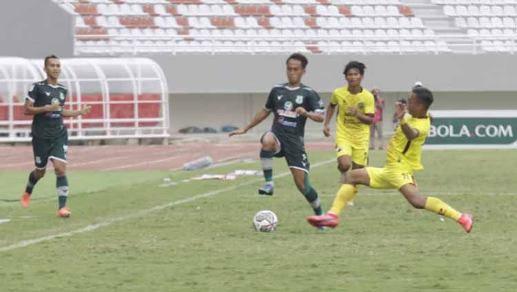 PSMS Medan saat menaklukkan Muba babel 2-0 di laga kedua Grup A Liga 2 2021. Copyright: © Media Officer PSMS