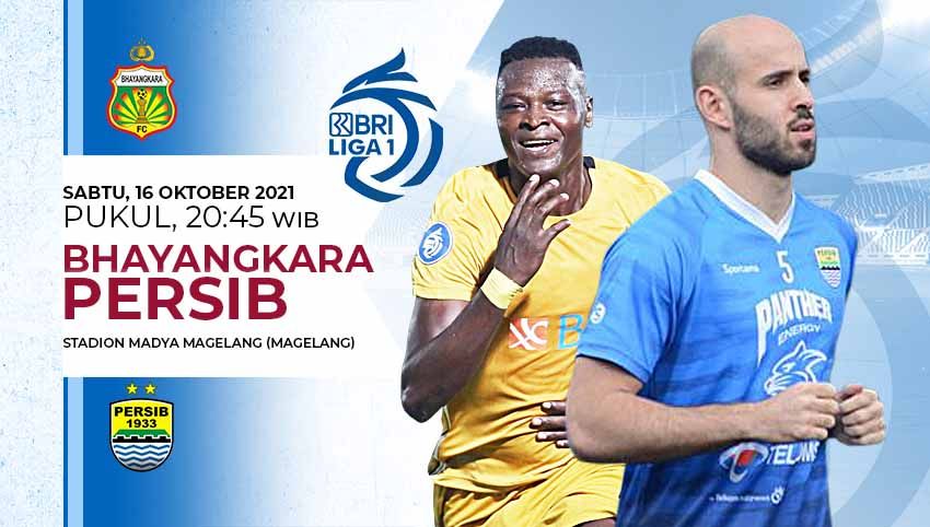 Berikut ini adalah prediksi pertandingan Bhayangkara FC mengahadapi Persib Bandung, pada seri kedua kompetisi BRI Liga 1 2021-2022. Copyright: © Grafis:Yanto/Indosport.com
