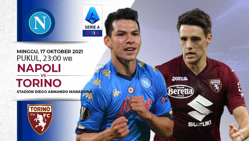 Berikut link live streaming pertandingan pekan kedelapan Liga Italia 2021-2022 antara Napoli vs Torino yang berlangsung pada Minggu (17/10/21) pukul 23:00 WIB. Copyright: © INDOSPORT