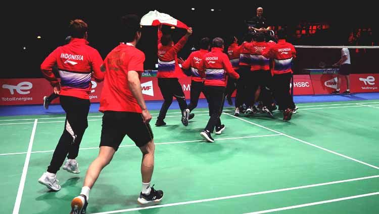 Tim bulutangkis Indonesia memutuskan absen dari BWF World Championship 2021 atau Kejuaraan Dunia 2021 di Spanyol. Copyright: © Twitter@INABadminton