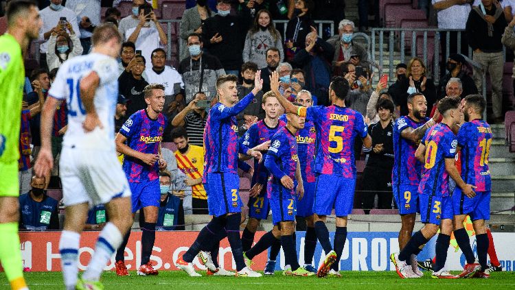 Hasil Liga Champions Barcelona vs Dynamo Kyiv Copyright: © twitter.com/FCBarcelona