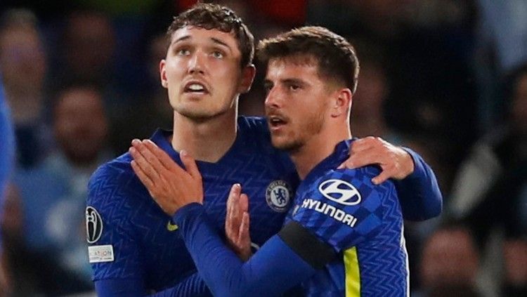 Bek Chelsea, Andreas Christensen, dikabarkan merapat ke Barcelona. Foto: REUTERS/Matthew Childs. Copyright: © REUTERS/Matthew Childs