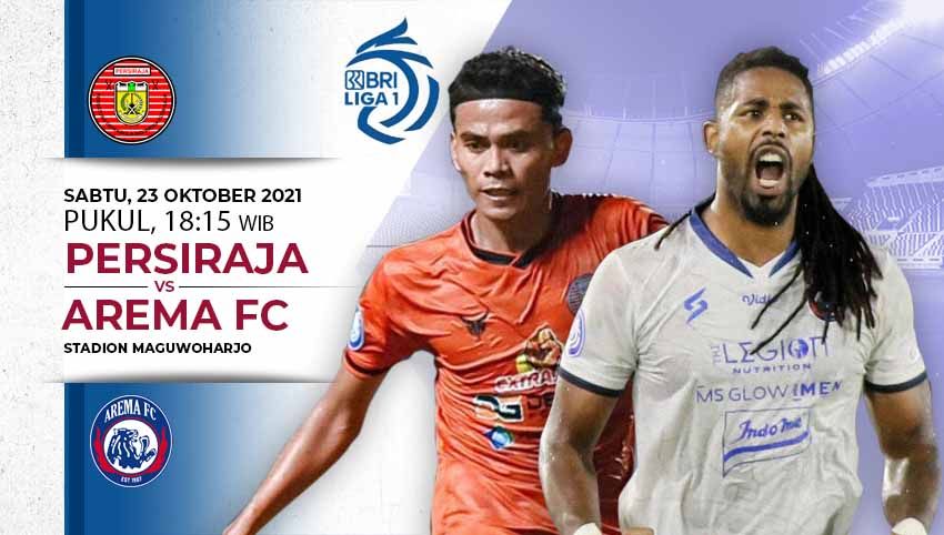 Prediksi pertandingan pekan kedelapan Liga 1 2021-2022 antara Persiraja Banda Aceh vs Arema FC di Stadion Maguwoharjo Sleman, Sabtu (23/10/21). Copyright: © INDOSPORT