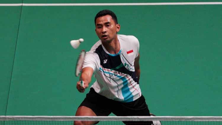 Tommy Sugiarto melesat ke peringkat 23 usai menembus babak semifinal Denmark Open 2021 Copyright: © Allsport Co./Getty Images