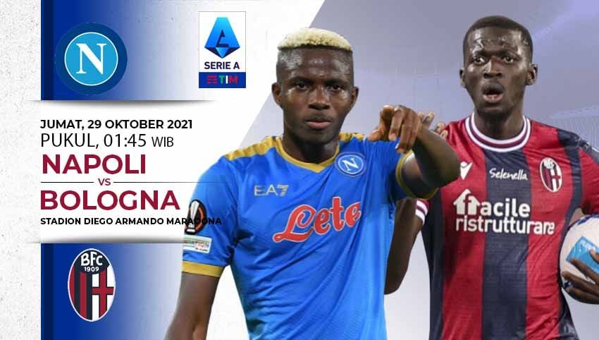 Prediksi pertandingan Serie A Liga Italia antara Napoli vs Bologna, Jumat (29/10/21) dini hari WIB. Copyright: © INDOSPORT