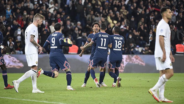 PSG vs Lille di Liga Prancis. Copyright: © Tiwtter.com/PSG_English