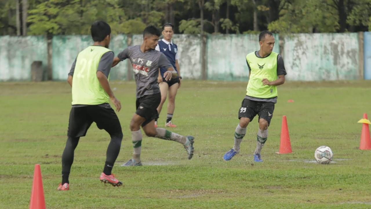 Latihan PSMS Medan. Copyright: © Media Officer PSMS Medan.