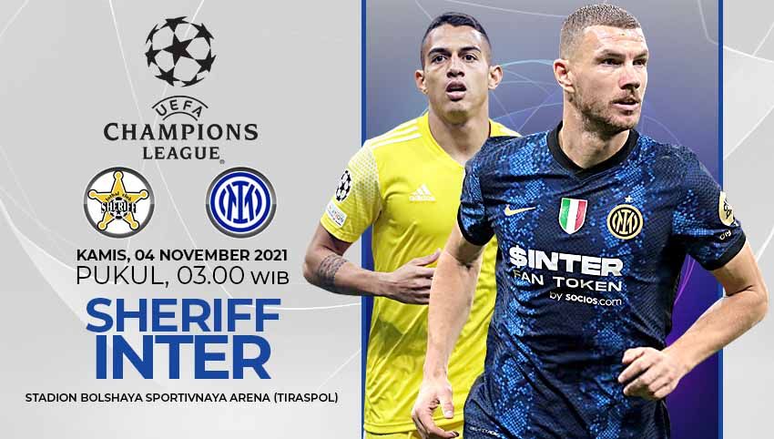 Link Live Streaming Liga Champions Sheriff Tiraspol Vs Inter Milan Indosport