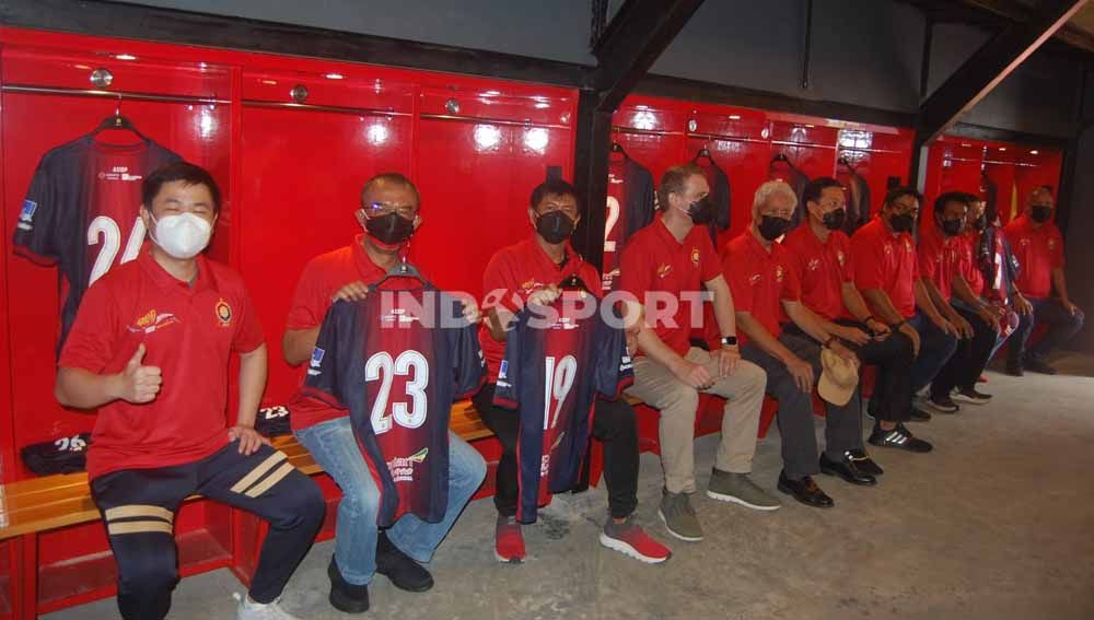 ASIOP resmi menggelar launching ASIOP Traning Ground berlevel dunia. Training ground ini terletak di Royal Sentul Park, Kabupaten Bogor, pada Minggu (07/11/21). Copyright: © Zainal Hasan/Indosport.com