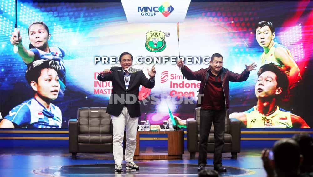 Jumpa pers Indonesia Masters dan Indonesia Open 2021 oleh MNC di Jakarta. Copyright: © Petrus Manus Da' Yerimon/Indosport.com